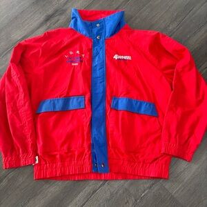 Vintage IDRA Pit Crew Challenge Jacket Men’s L Drag Racing Zip 1989 Dallas Paris